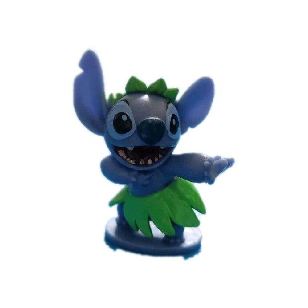 Disney Stitch Hula Figurine PVC Mini Figure Lilo & Stitch Cake Topper Toy EUC
